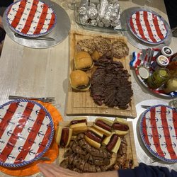 Peconic Prime Meats - Full spread of items! Yummy!