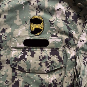 Tailor's Touch - Military Uniform with patches for both the badge and name tag sewn on correctly. - Sewing & Alterations Near Me - Wellington, Florida Tailor's Touch - Military Uniform with patches for both the badge and name tag sewn on correctly. - Sewing & Alterations Near Me - Wellington, Florida