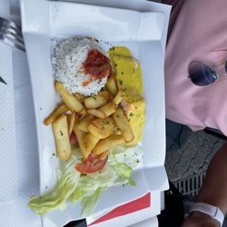Café au Roi Albert - Salmon with fries