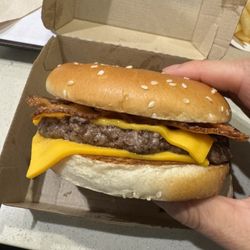 McDonald's - Look how moist!! Quarter Pounder with Bacon