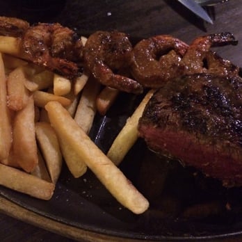 Squires Loft Docklands - Eye steak with prawns cooked jut right - Steakhouses Near Me - Docklands, VIC Squires Loft Docklands - Eye steak with prawns cooked jut right - Steakhouses Near Me - Docklands, VIC