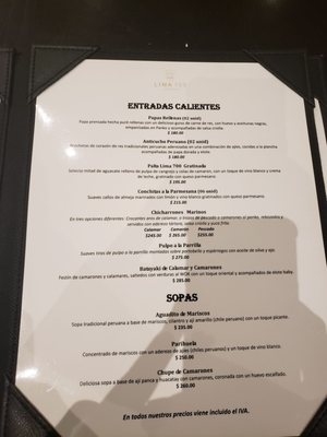 Menu photo 3 Lima 700 Ciudad de México, DIF Menu photo 3 Lima 700 Ciudad de México, DIF