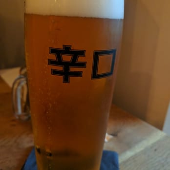 Wee Buddha - Asahi on draft - Asian Fusion Near Me - Edinburgh, EDH
