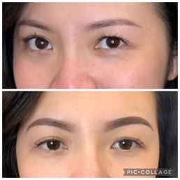 Ombré brows tattoo