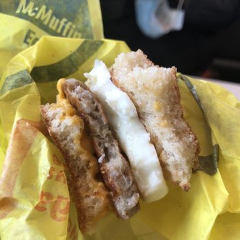 McDonald's - a half eaten sandwich in a wrapper - Fast Food Near Me - Brattleboro, Vermont
