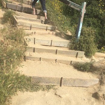 Black's Beach - The stairs (part of the hike up) - Beaches Near Me - San Diego, California