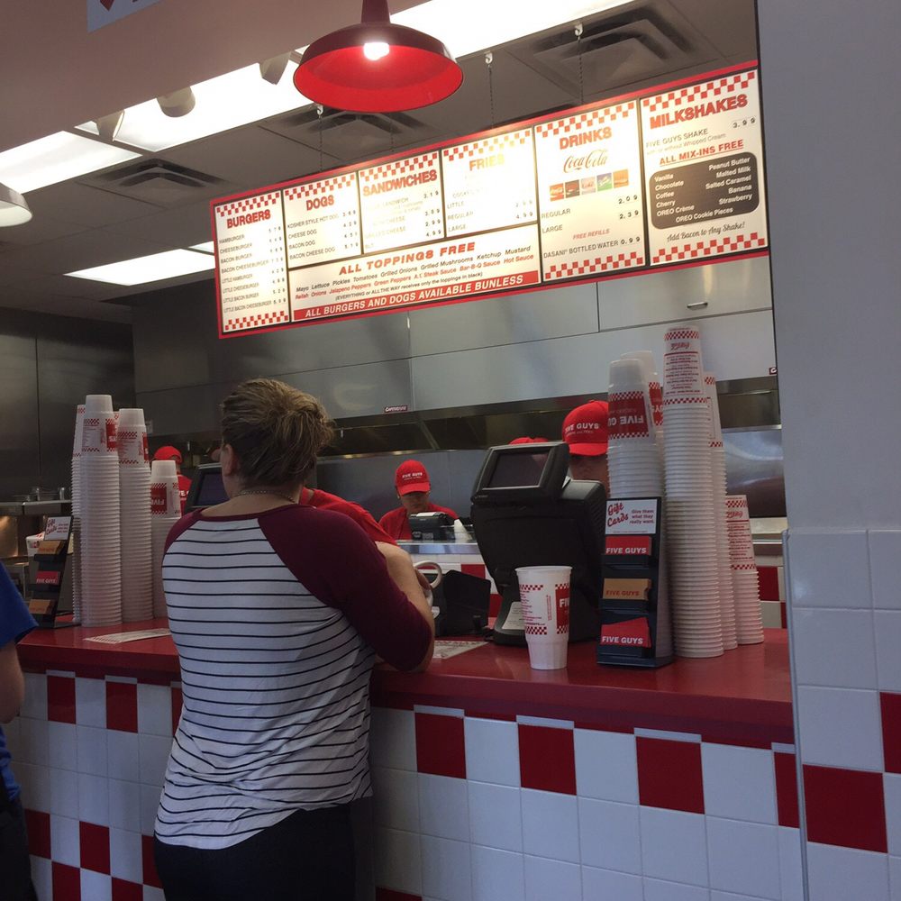 Five Guys - Menu - Burgers Near Me - Lexington, Kentucky Five Guys - Menu - Burgers Near Me - Lexington, Kentucky