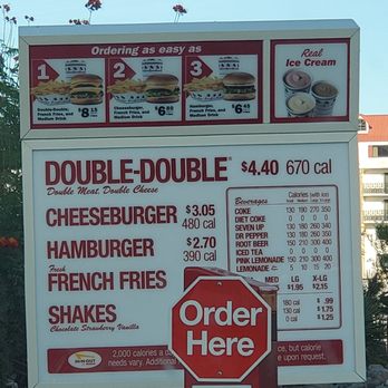 In-N-Out Burger - Menu - Fast Food Near Me - Laughlin, Nevada