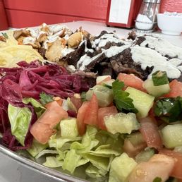 Mixed doner plate