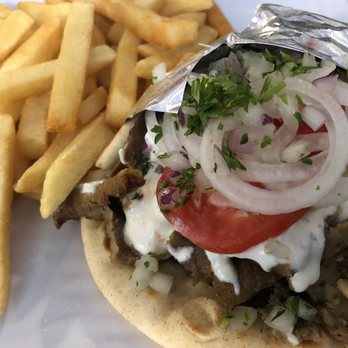Chris' Charcoal Pit - gyro and fries... - Greek Near Me - Edgewater, Maryland Chris' Charcoal Pit - gyro and fries... - Greek Near Me - Edgewater, Maryland