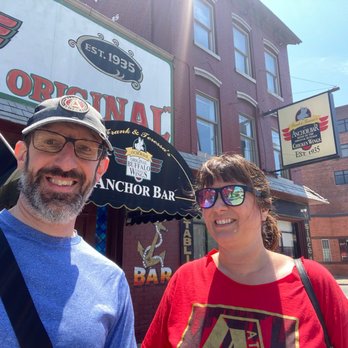 Anchor Bar - Us in front of the entrance - Chicken Wings Near Me - Buffalo, New York Anchor Bar - Us in front of the entrance - Chicken Wings Near Me - Buffalo, New York