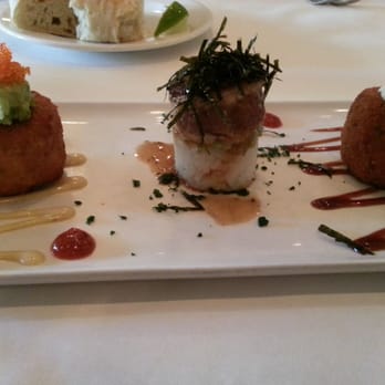 Lahaina Grill - Tasting menu course #1 the cake walk.. the ahi in the middle was yum - Seafood Near Me - Lahaina, Hawaii Lahaina Grill - Tasting menu course #1 the cake walk.. the ahi in the middle was yum - Seafood Near Me - Lahaina, Hawaii