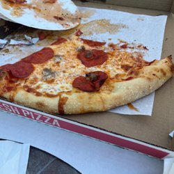 Lucy's New York Style Pizzeria - What is left of our pie