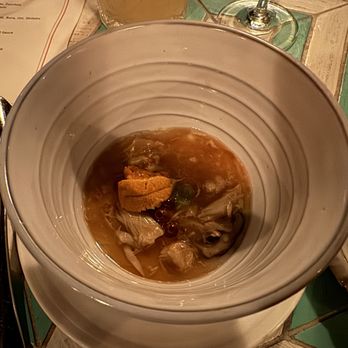 The Bungalow Kitchen - Mushimono - Chawanmushi with Dungeness Crab, Uni. - New American Near Me - Tiburon, California The Bungalow Kitchen - Mushimono - Chawanmushi with Dungeness Crab, Uni. - New American Near Me - Tiburon, California