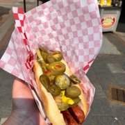 Photo of Dog In The Park - Seattle, WA, United States. Chicago w jalapeño