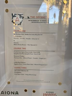 Menu photo 2 Aiona Sacramento, CA