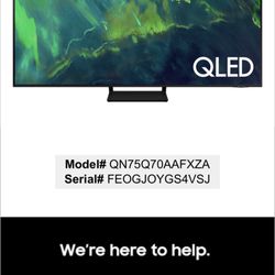 New TV from A&B I recently purchased