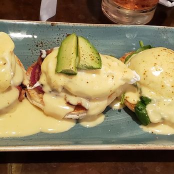 Chulos Cafe and Cantina - Eggs Benedict flight was very good. Out of corned been hash, potatoes were extra! - Mexican Near Me - Templeton, California Chulos Cafe and Cantina - Eggs Benedict flight was very good. Out of corned been hash, potatoes were extra! - Mexican Near Me - Templeton, California
