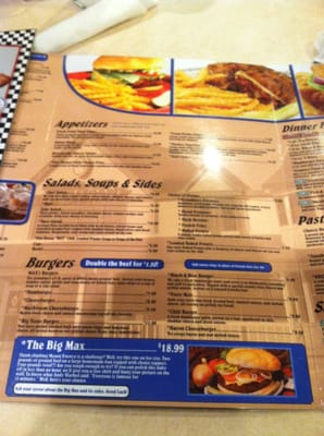Menu photo 2 Grandma Max's Restaurant Big Springs, NE Menu photo 2 Grandma Max's Restaurant Big Springs, NE
