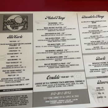 The Sea Biscuit Cafe - Menu - Southern Near Me - Varnamtown, North Carolina The Sea Biscuit Cafe - Menu - Southern Near Me - Varnamtown, North Carolina