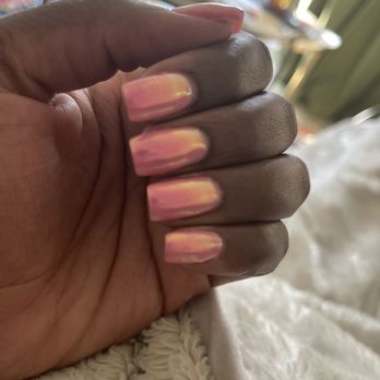 Peacock Nails - Hard gel and unicorn chrome manicure. - Nail Salons Near Me - Lemon Grove, California Peacock Nails - Hard gel and unicorn chrome manicure. - Nail Salons Near Me - Lemon Grove, California