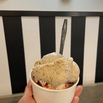 Lolly's Creamery - Coffee and red velvet in a small cup - Ice Cream & Frozen Yogurt Near Me - Norfolk, Virginia Lolly's Creamery - Coffee and red velvet in a small cup - Ice Cream & Frozen Yogurt Near Me - Norfolk, Virginia
