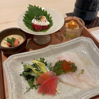 Kabuto - 1st course: Assorted appetizer - Sushi Bars Near Me - Las Vegas, Nevada
