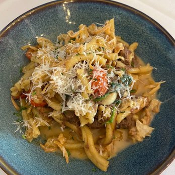 Nikos - Braised short rib pasta (casarecce) - New American Near Me - Yardley, Pennsylvania Nikos - Braised short rib pasta (casarecce) - New American Near Me - Yardley, Pennsylvania