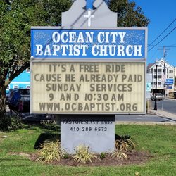 Ocean City Baptist Church - Service times