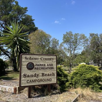 Sandy Beach Park - Campground sign - Parks Near Me - Rio Vista, California Sandy Beach Park - Campground sign - Parks Near Me - Rio Vista, California