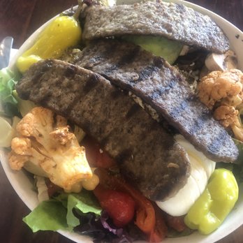 Basha Mediterranean Eatery - Salad bowl with gyro - Mediterranean Near Me - Rochester, New York Basha Mediterranean Eatery - Salad bowl with gyro - Mediterranean Near Me - Rochester, New York