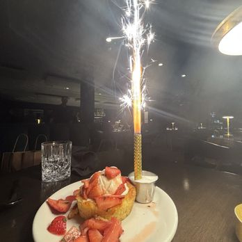 BLVD Steak - The Birthday display on the Butter Cake - Steakhouses Near Me - Sherman Oaks, California
