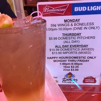 Roosters - $4.50 Long Island Iced Tea... yes, please. - Chicken Wings Near Me - Georgetown, Kentucky