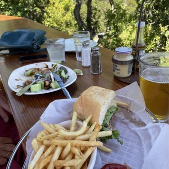 Nepenthe - Ambrosia burgers and caprese salad - New American Near Me - Big Sur, California