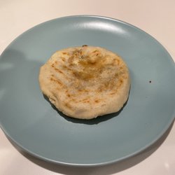 Las Pupusas Restaurant - Bean, cheese and pork revuelta