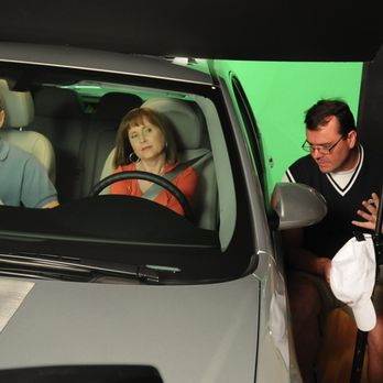 JL Images - JL Images Jeff Landers directing NASCAR Driver Mark Martin and his wife for a television commercial. - Video/Film Production Near Me
