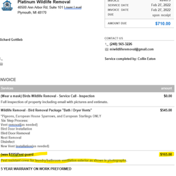Price quoted $165, when time came to schedule work, price went up to $399 Price quoted $165, when time came to schedule work, price went up to $399