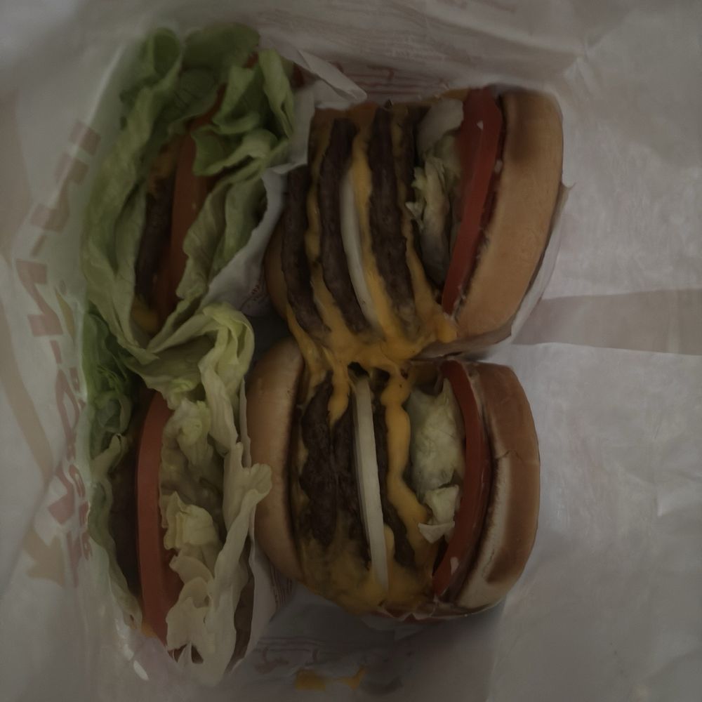In-N-Out Burger - 2 protein style double doubles and 2 4x4's - Burgers Near Me - Roseville, California In-N-Out Burger - 2 protein style double doubles and 2 4x4's - Burgers Near Me - Roseville, California