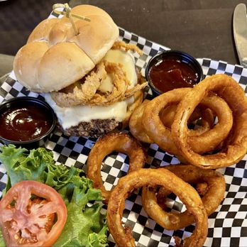 Branding Iron - Excellent Bison burger and onion rings. Great service, friendly and attentive. Will come back! - American Near Me - Casper, Wyoming