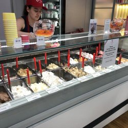 Rosso Gelato - Display case of gelato and sorbet