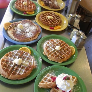 Cafe 222 - 6 different waffles, 4 pancakes (2 kinds) and 2 kinds of french toast. So dang good! - Breakfast & Brunch Near Me - San Diego, California Cafe 222 - 6 different waffles, 4 pancakes (2 kinds) and 2 kinds of french toast. So dang good! - Breakfast & Brunch Near Me - San Diego, California