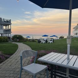Blue Bistro - Sunset patio view