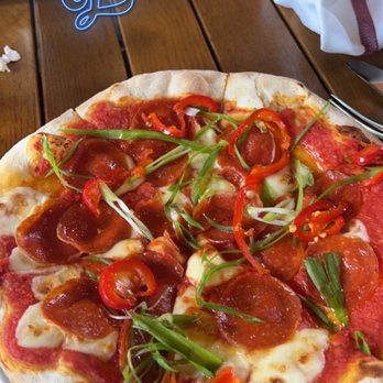 Refinery Rooftop - Pepperoni Flatbread - Lounges Near Me - New York, New York Refinery Rooftop - Pepperoni Flatbread - Lounges Near Me - New York, New York
