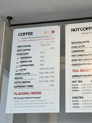 Menu photo 1 Component Coffee - Fresno Fresno, CA Menu photo 1 Component Coffee - Fresno Fresno, CA