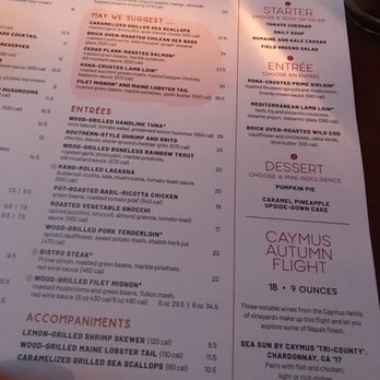 Seasons 52 - Menu - New American Near Me - Orlando, Florida