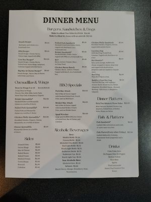 Menu photo 4 Miss Mames Covered Wagon Cannelton, IN