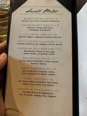 Menu photo 4 The Hemmingway Room Rochester, MI