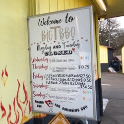Big T BBQ - Specials Menu