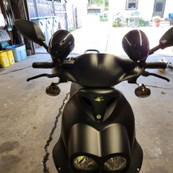 Hawk Installations - Ruffhouse 50 Scooter Bluetooth audio setup.