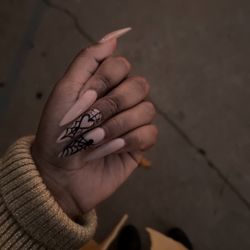 Halloween nails gelx